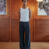 Pantalon en laine Dylan, gris anthracite