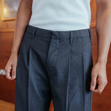 Pantalon en laine Dylan, gris anthracite