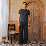 Brando Fitted T-Shirt, Washed Navy