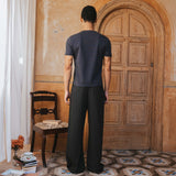 Brando Fitted T-Shirt, Washed Navy