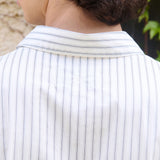 Nika Shirt, White Stripe