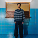 Myles Polo Knit, Navy