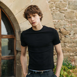 T-shirt ajusté Brando, noir