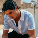 Ripley Knit Shirt, Sky Blue