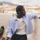 Chemise Calvin Seersucker