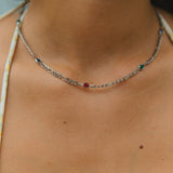 Collier Aubrey, argent