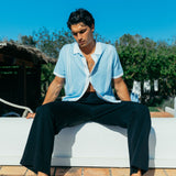 Ripley Knit Shirt, Sky Blue
