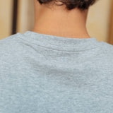 Brando Fitted T-Shirt, Light Grey Marl