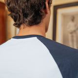 Brando Raglan T-Shirt, White/Navy