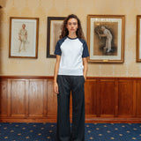 Brando Raglan T-Shirt, White/Navy