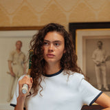 Brando T-Shirt, White Ringer