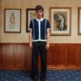 Ripley Knit Shirt, Navy