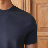 Brando Fitted T-Shirt, Washed Navy