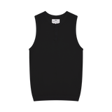 Ivan Fitted Knit Tank, Black
