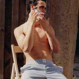 Kai Swim Shorts, Blue Stripe